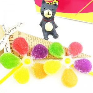 25g Windmill Shape Gummy Soft Candy Fruity toy candy Windmill shape mixed flavors colorful sweet gummy candy manufacturer