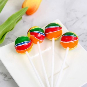 16g OEM Colorful Ball Shape Lollipop