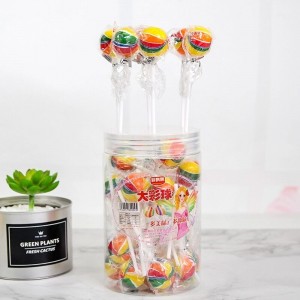 16g OEM Colorful Ball Shape Lollipop