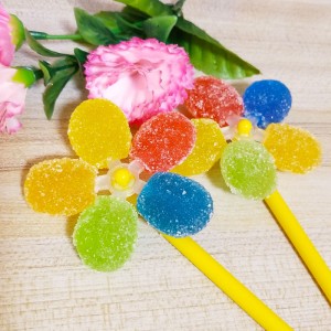 25g Windmill Shape Gummy Soft Candy Fruity toy candy Windmill shape mixed flavors colorful sweet gummy candy manufacturer