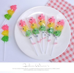 Fruity Fish Shape Halal Hard Lollipops