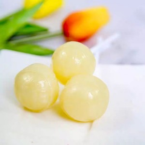 17g Ball Shape Yogurt Flavor lollipop Halal Custom round ball shape Lollipop supplier factory price