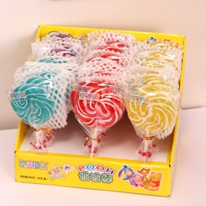 17g Handmade Colorful Rainbow Lollipop