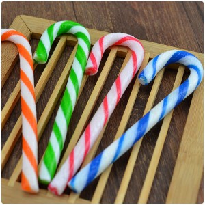 12G halal swril assorted fruit candy canes stick hard stick fruit candy wholesale