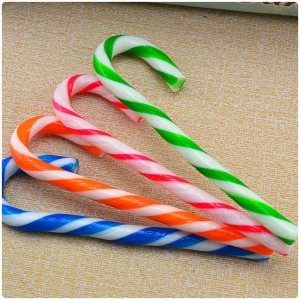 12G halal swril assorted fruit candy canes stick hard stick fruit candy wholesale