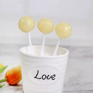 17g Ball Shape Yogurt Flavor lollipop Halal Custom round ball shape Lollipop supplier factory price