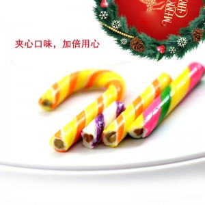 custom gift box packing fruity flavor candy canes