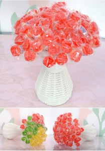 13g Rose Shape lollipop Halal Sweets Rose Lollipop Valentine candy manufacturer