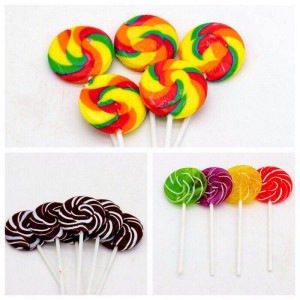 HALAL sweet fruit flavor rainbow colors 17g lollipop candy lollipop manufacturers