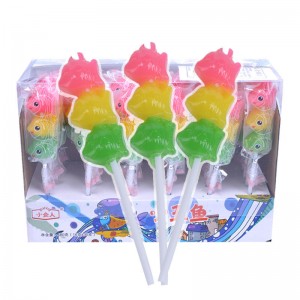 Fruity Fish Shape Halal Hard Lollipops