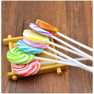 17g Handmade Colorful Rainbow Lollipop