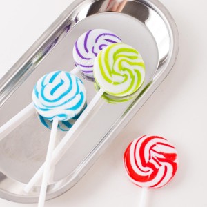 17g Handmade Colorful Rainbow Lollipop