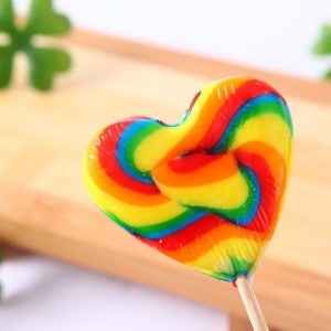 50g,80g,160g Heart Shape handmade lollipop wholesale red heart shaped sweet candy lollipops with sticks